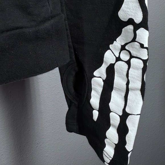 Medium Sweet Love Cotton Lightweight Full-Zip Hoodie – Skeleton Graphic Design - Picture 2 of 13